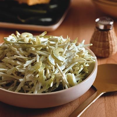 Image of Apple And Celery Slaw With Blue Cheese Dressing, Rachael Ray Magazine