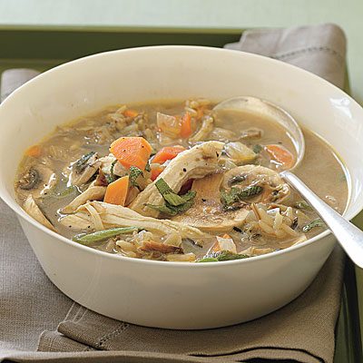 Rice sausage and mushroom soup recipes