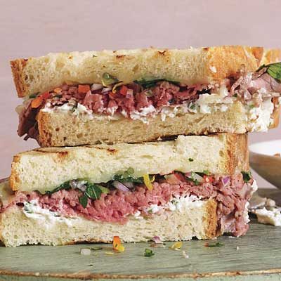 Recipes Rachel  on Absolute Best Roast Beef Sandwich Recipe   Every Day With Rachael Ray