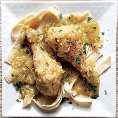 Image of Chicken With Tomatillo Sauce, Rachael Ray Magazine