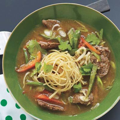 Image of Pepper Steak Noodle Soup, Rachael Ray Magazine