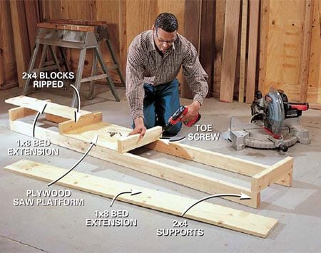 plans,miter saw station plans,miter saw stand,ultimate miter saw stand 