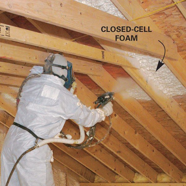 Cathedral Ceiling Insulation | The Family Handyman horizontal wiring home plan 